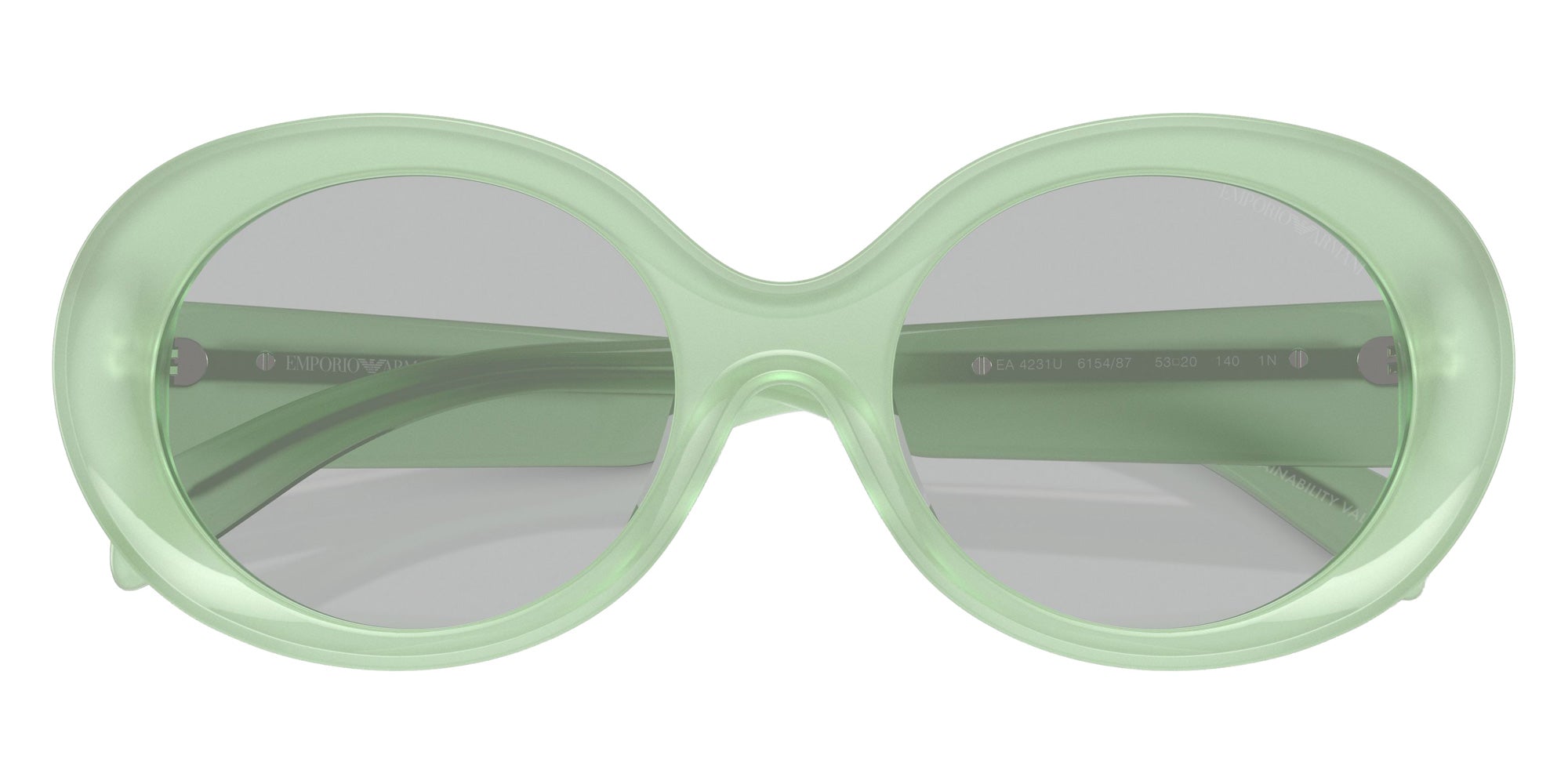 EMPORIO ARMANI EA4231U 615487 53 - Opal Green Mint / Light Gray #id:ea4231u615487_s:100120