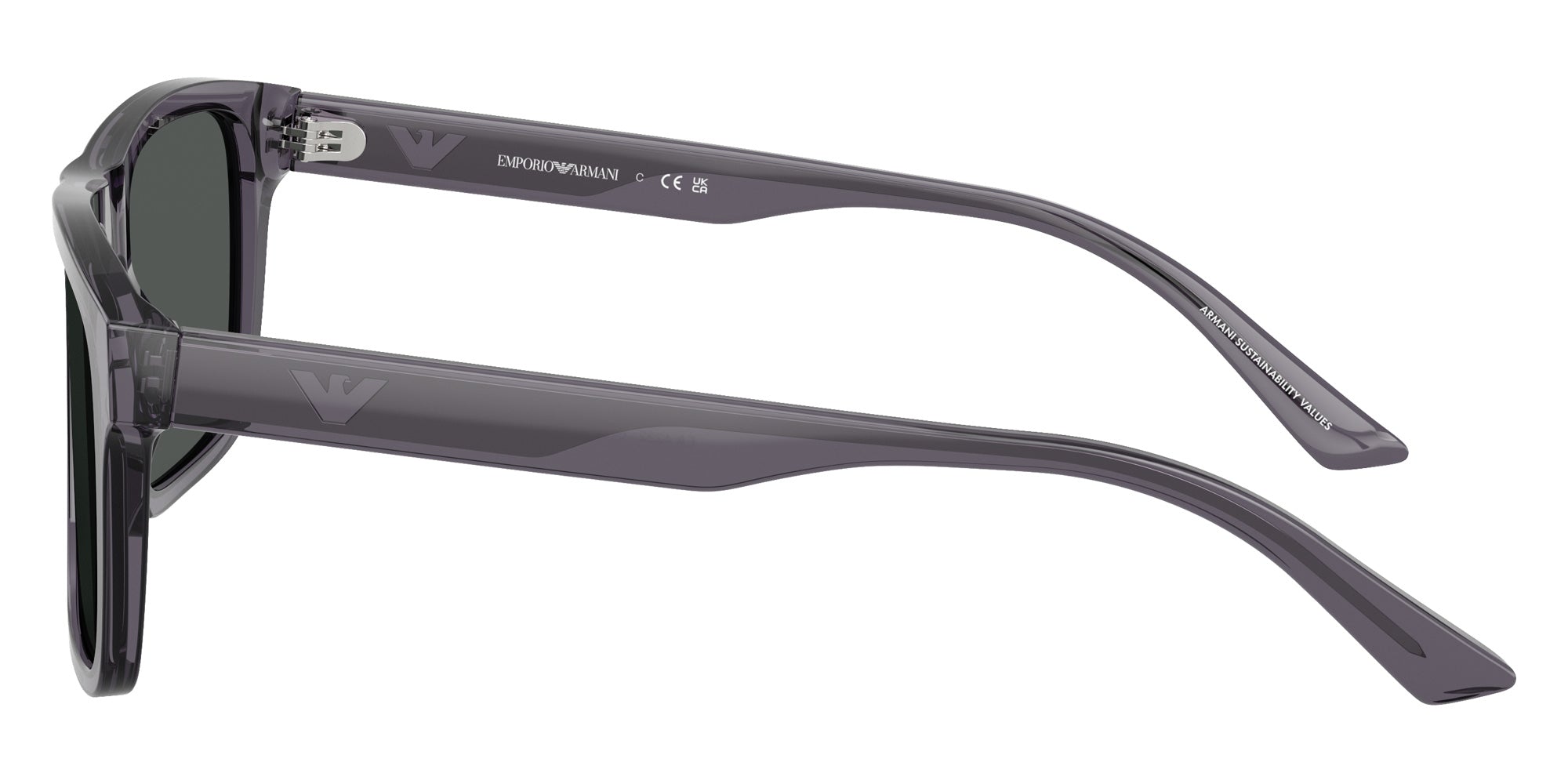EMPORIO ARMANI EA4232 610687 57 - Transparent Dark Gray / Smoke #id:ea4232610687_s:100110