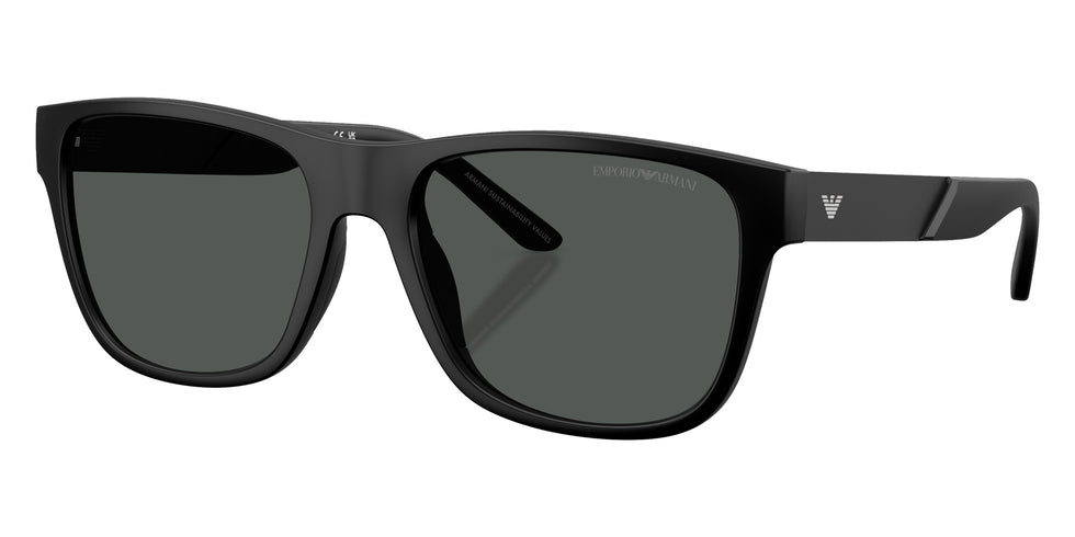 EMPORIO ARMANI EA4243 5001T3 56 - Matte Black / Dark Gray #id:ea42435001t3_s:100105