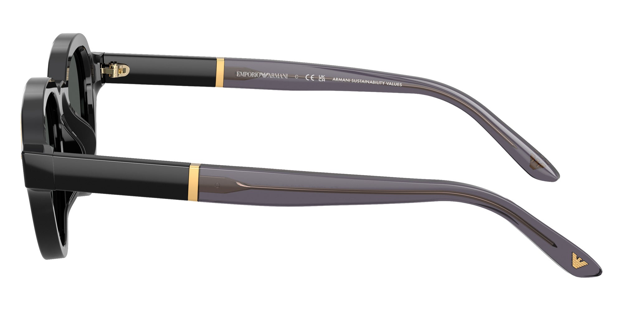 EMPORIO ARMANI EA4264U 501787 47 - Shiny Black / Dark Gray #id:ea4264u501787_s:102110