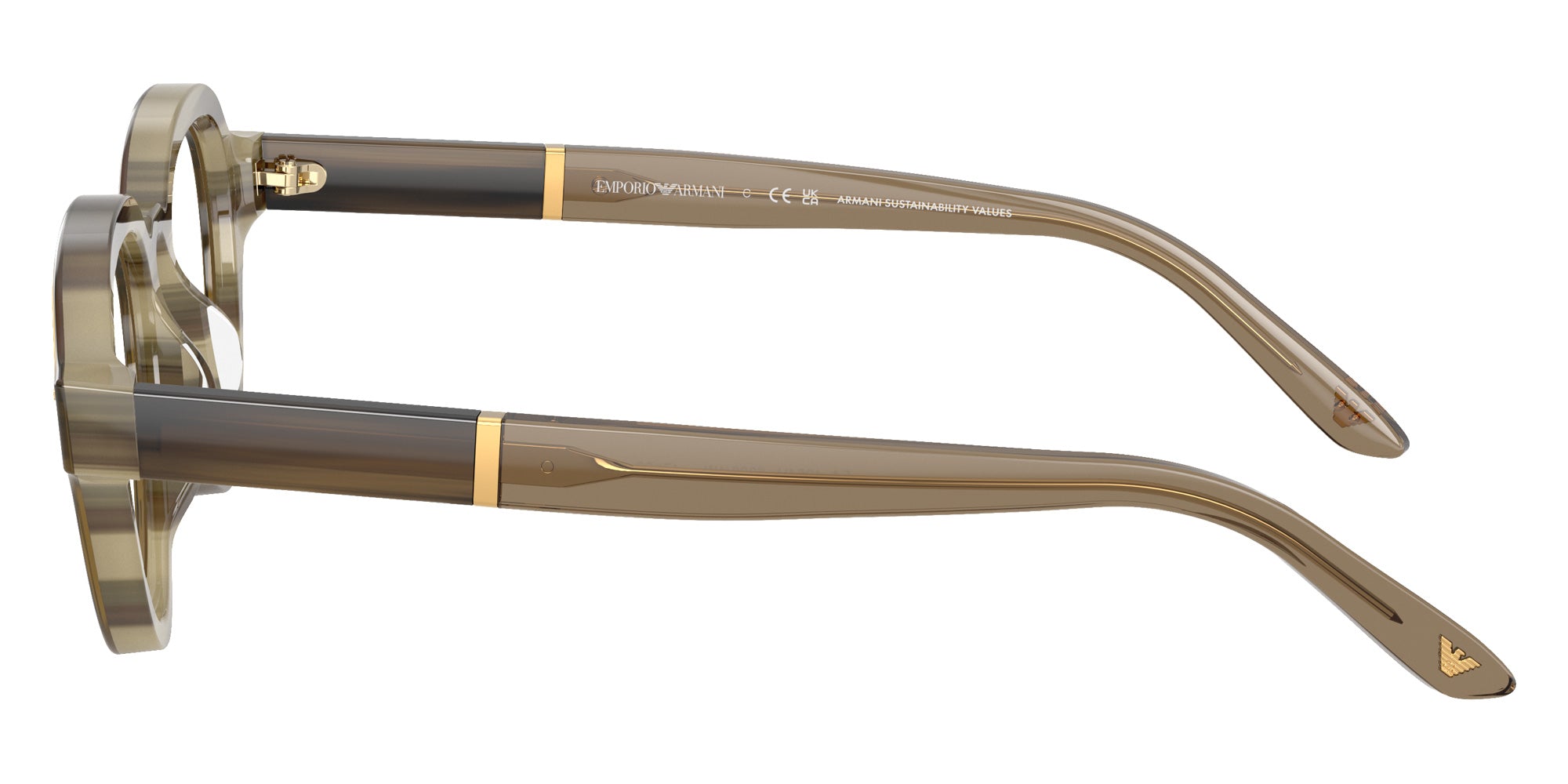 EMPORIO ARMANI EA4264U 63381W 47 - Brown on Striped Beige #id:ea4264u63381w_s:104110