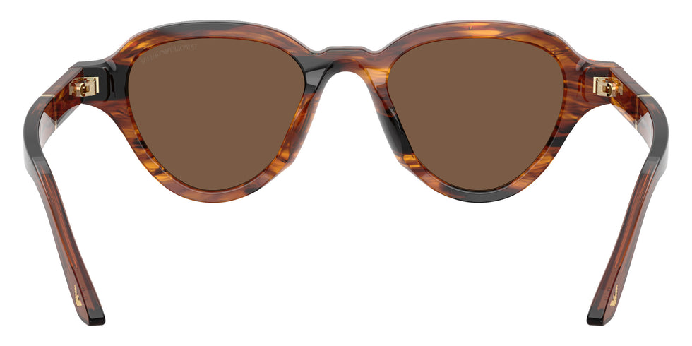 EMPORIO ARMANI EA4264U 633973 47 - Striped Dark Brown / Brown #id:ea4264u633973_s:108115