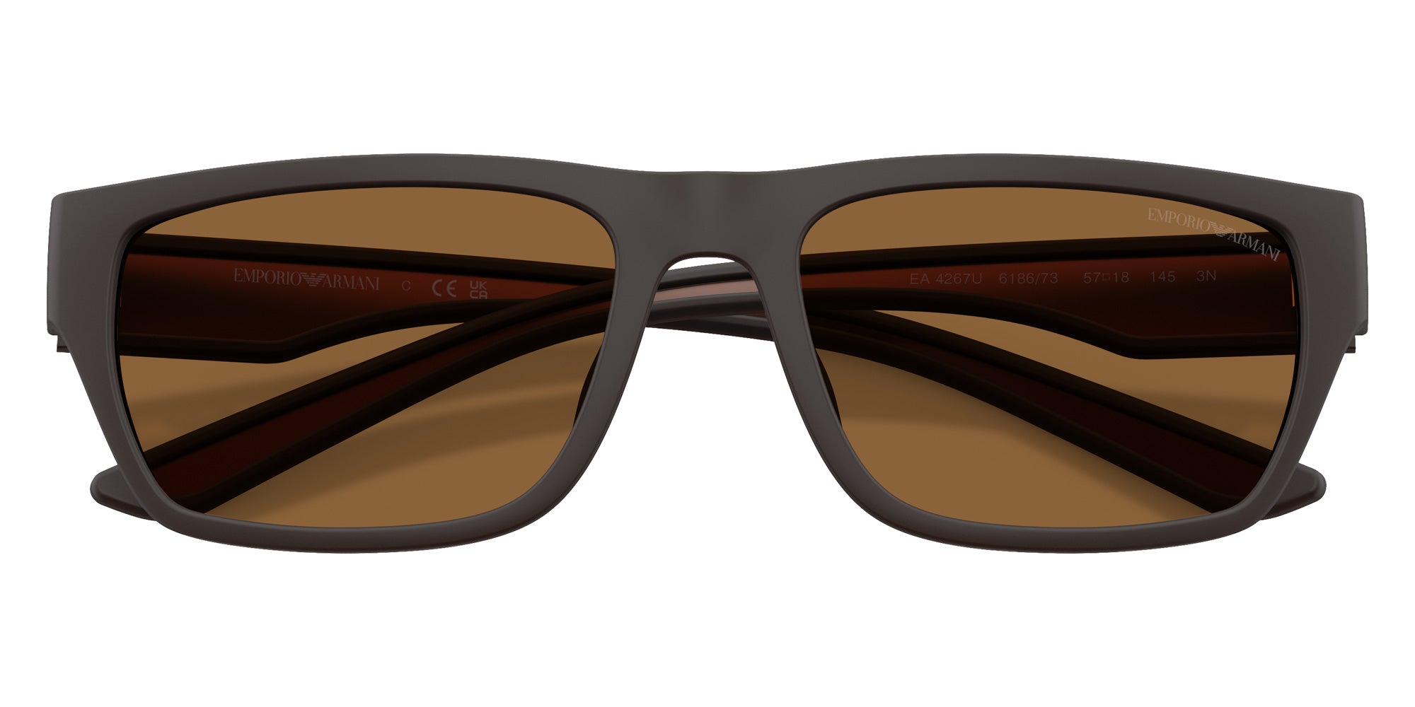 EMPORIO ARMANI EA4267U 618673 57 - Rubberized Matte Brown #id:ea4267u618673_s:108100