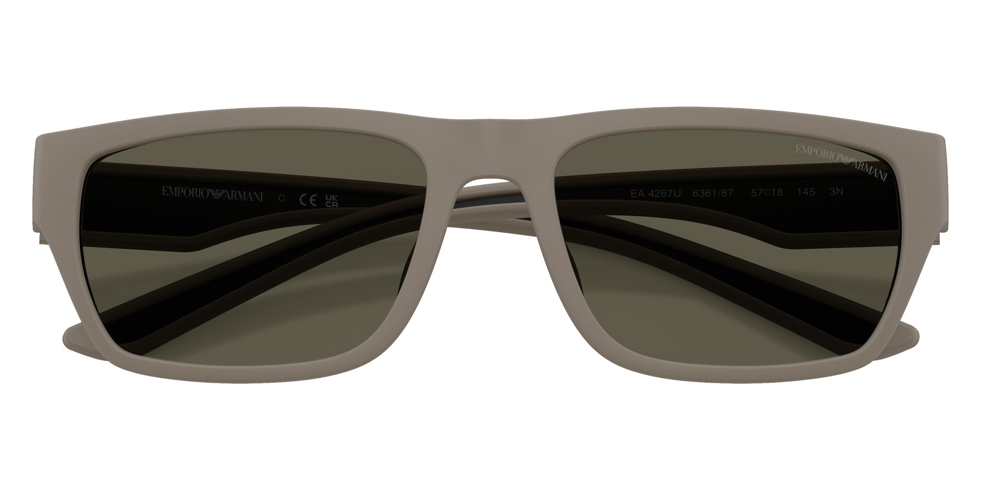 EMPORIO ARMANI EA4267U 636187 57 - Rubberized Matte Light Brown #id:ea4267u636187_s:110100