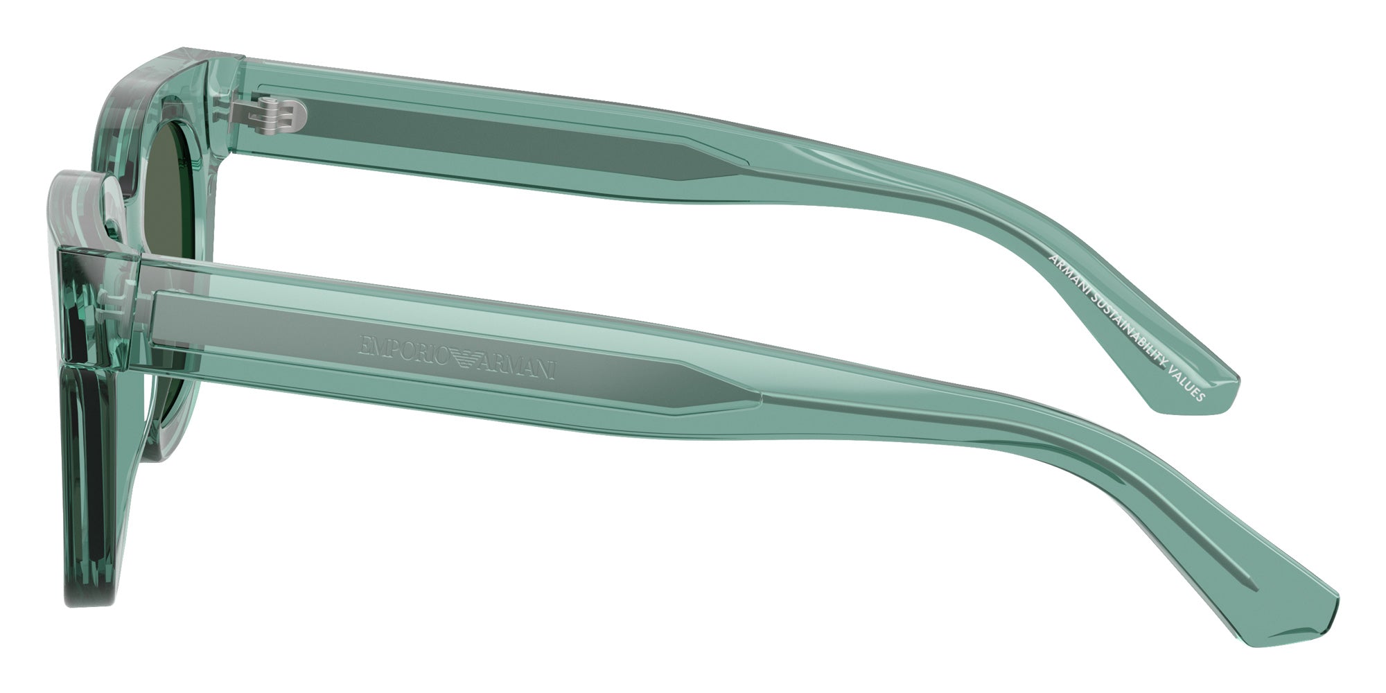 EMPORIO ARMANI EA4271 636571 47 - Shiny Transparent Green #id:ea4271636571_s:104110