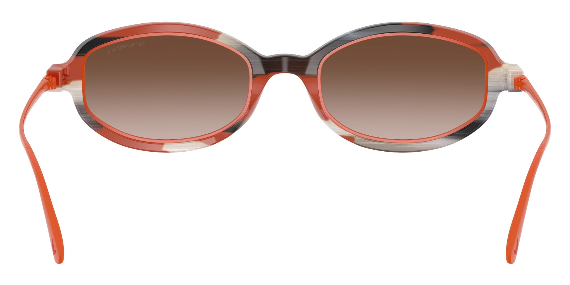 EMPORIO ARMANI EA4276U 642613 49 - Shiny Striped Beige/Orange #id:ea4276u642613_s:102115