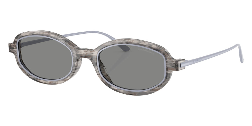 EMPORIO ARMANI EA4276U 642787 49 - Shiny Striped Gray #id:ea4276u642787_s:104105