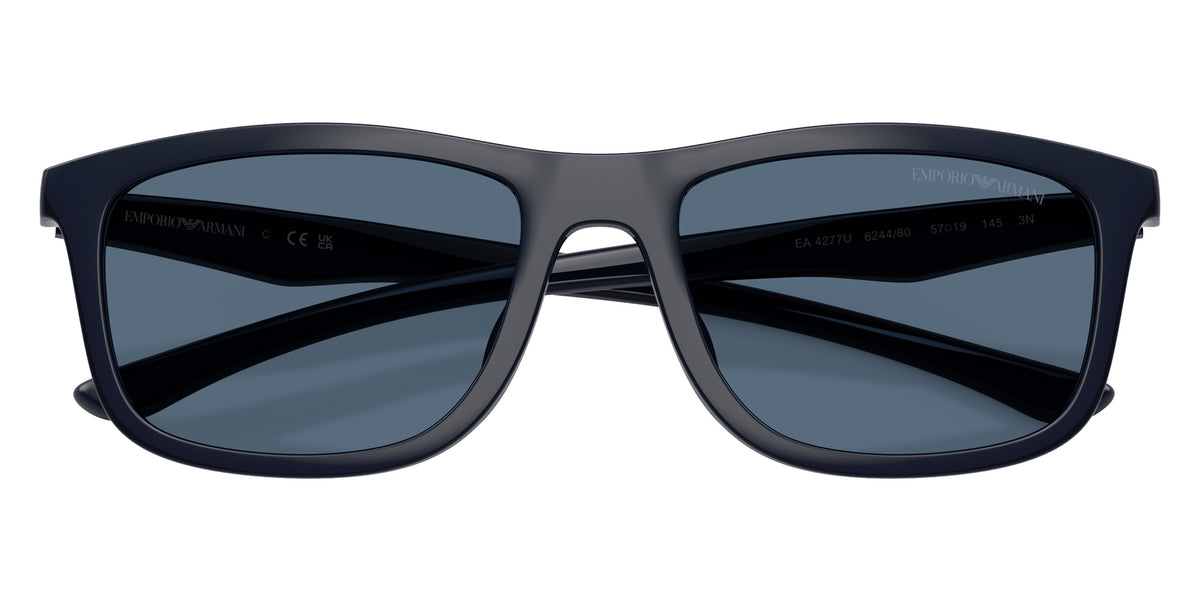 EMPORIO ARMANI EA4277U 624480 57 - Shiny Blue/Blue Rubber / Dark Blue #id:ea4277u624480_s:108120
