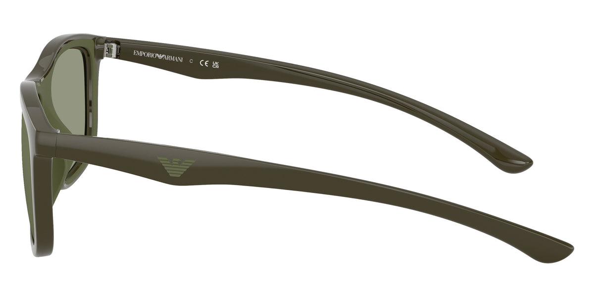 EMPORIO ARMANI EA4277U 6449/2 57 - Shiny Green/Green Rubber / Green #id:ea4277u64492_s:110110