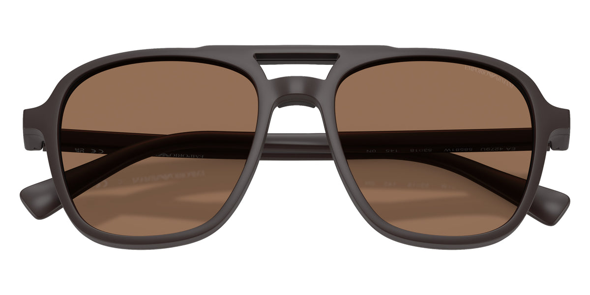 EMPORIO ARMANI EA4279U 58581W 51 - Matte Dark Brown / Clear #id:ea4279u58581w_s:104120