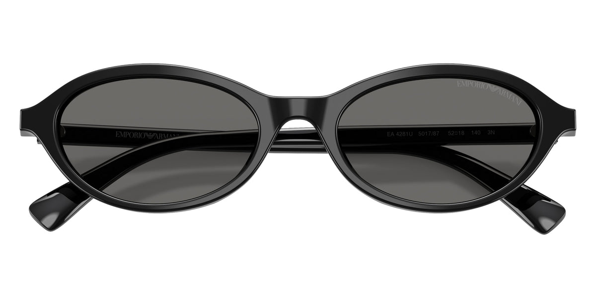 EMPORIO ARMANI EA4281U 501787 52 - Shiny Black / Gray #id:ea4281u501787_s:100120