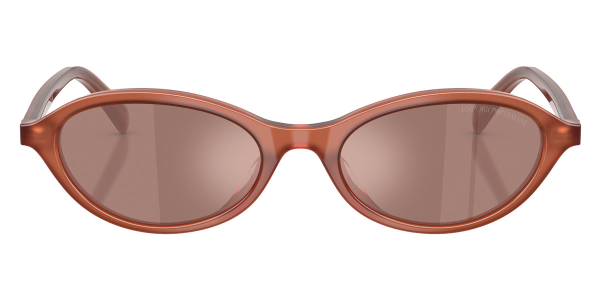 EMPORIO ARMANI EA4281U 64556G 52 - Shiny Opal Light Brown / Brown Mirrored Internal Silver #id:ea4281u64556g_s:104100