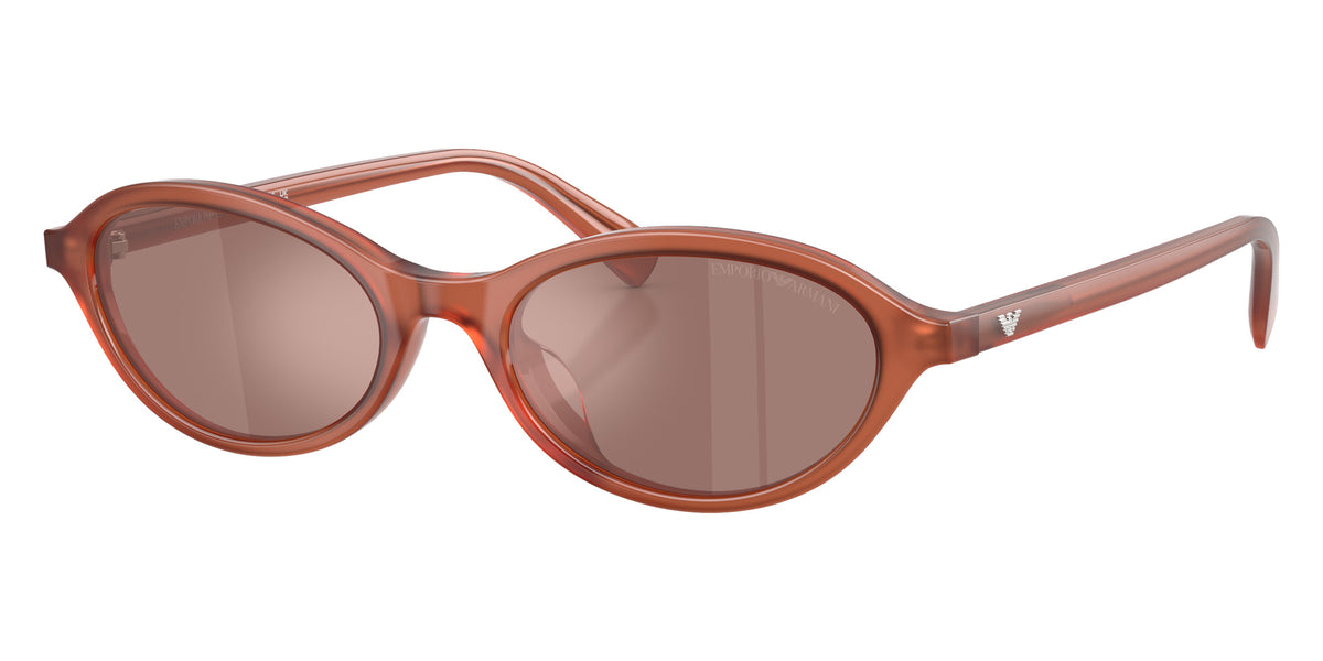 EMPORIO ARMANI EA4281U 64556G 52 - Shiny Opal Light Brown / Brown Mirrored Internal Silver #id:ea4281u64556g_s:104105