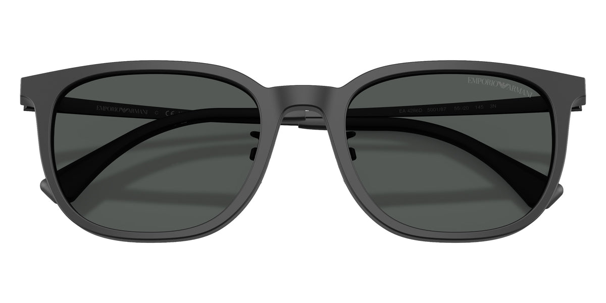 EMPORIO ARMANI EA4286D 500187 55 - Matte Black / Dark Gray #id:ea4286d500187_s:102120