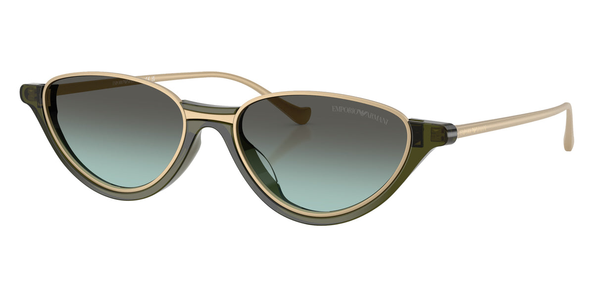 EMPORIO ARMANI EA4288U 65002A 54 - Shiny Transparent Green / Green Gradient Green #id:ea4288u65002a_s:102105