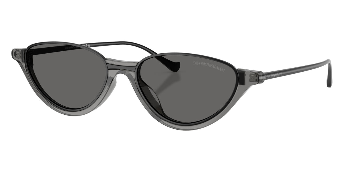 EMPORIO ARMANI EA4288U 650187 54 - Shiny Transparent Gray / Gray #id:ea4288u650187_s:104105