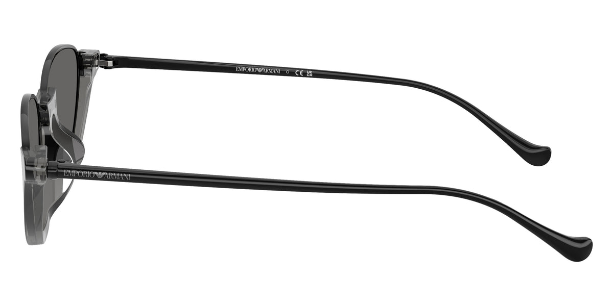 EMPORIO ARMANI EA4288U 650187 54 - Shiny Transparent Gray / Gray #id:ea4288u650187_s:104110