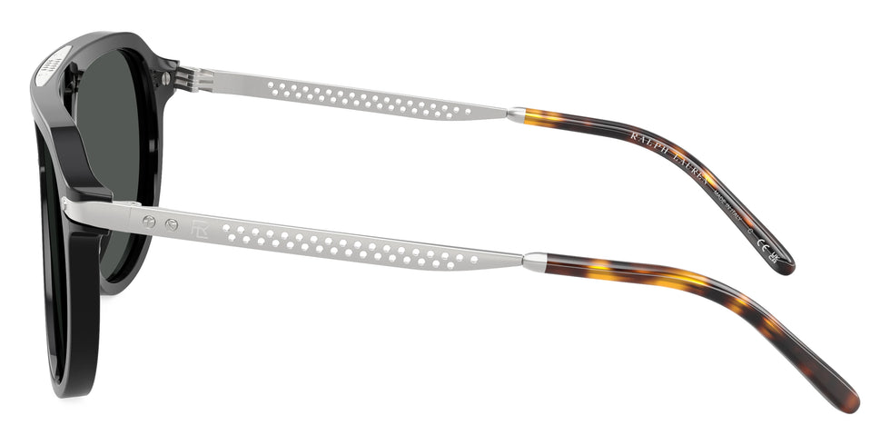 RALPH LAUREN RL8228U 500187 58 - Black/Semi Shiny Silver / Gray