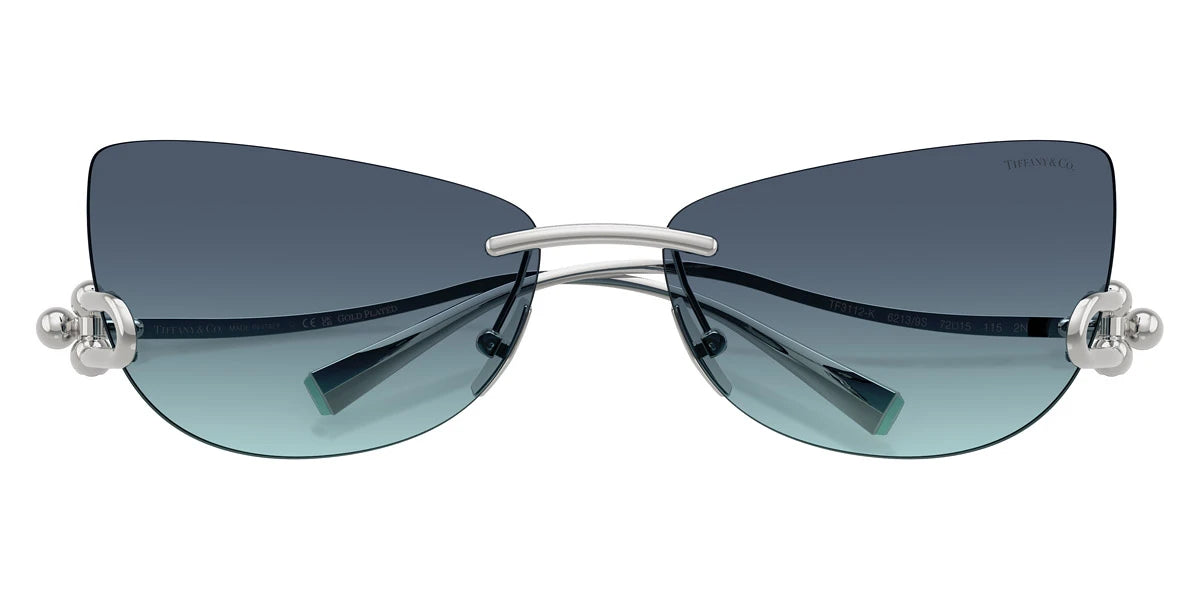 TIFFANY TF3112K 62139S 72 - Silver Gold Plated / Azure Gradient Blue