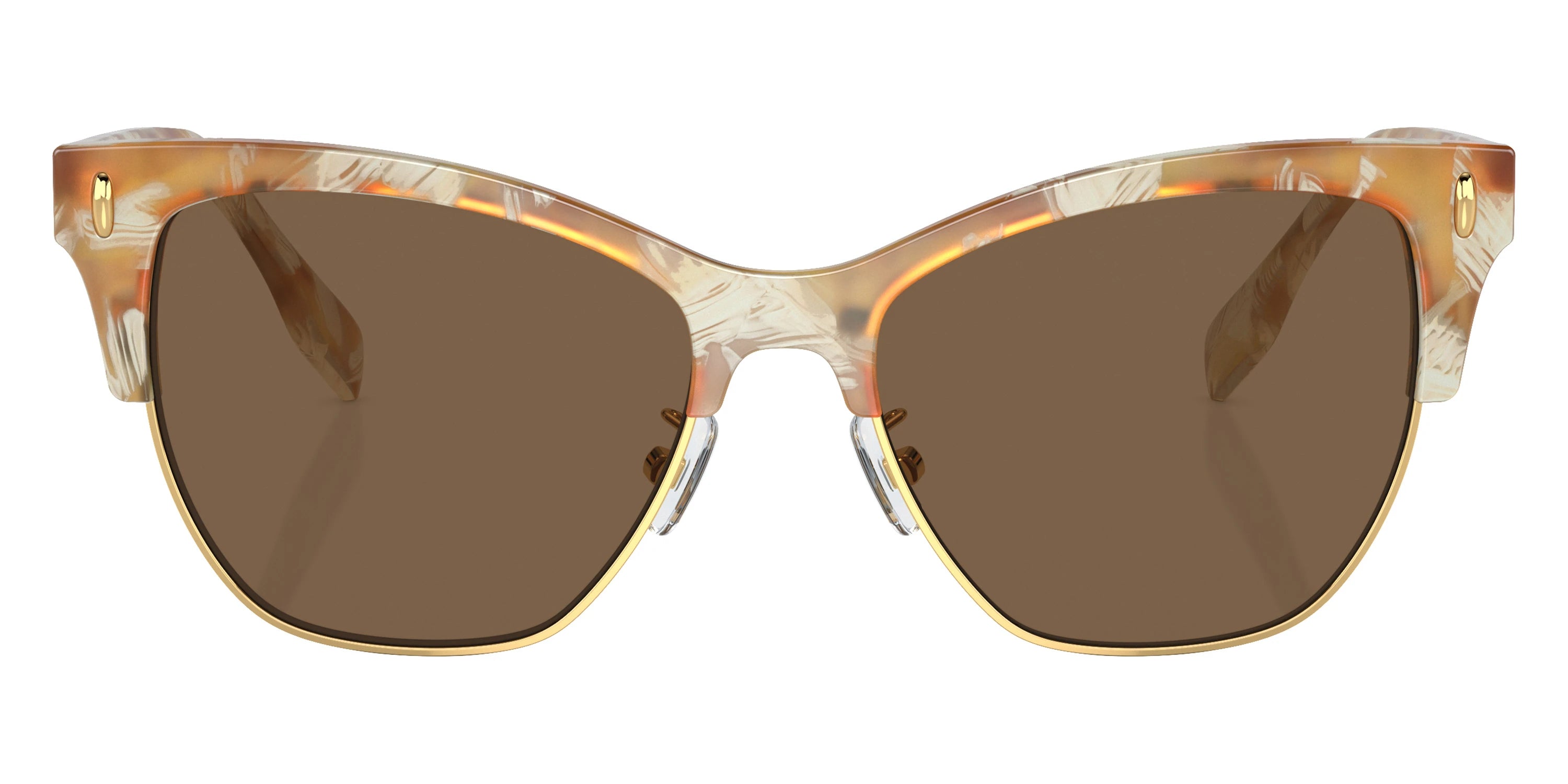 Tory Burch TY7199 194973 53 - Tory Horn / Dark Brown