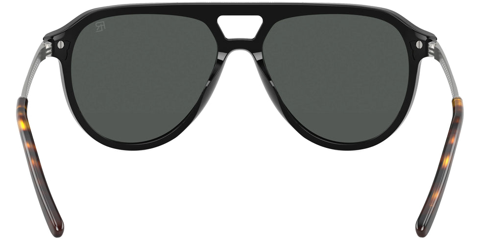 RALPH LAUREN RL8228U 500187 58 - Black/Semi Shiny Silver / Gray