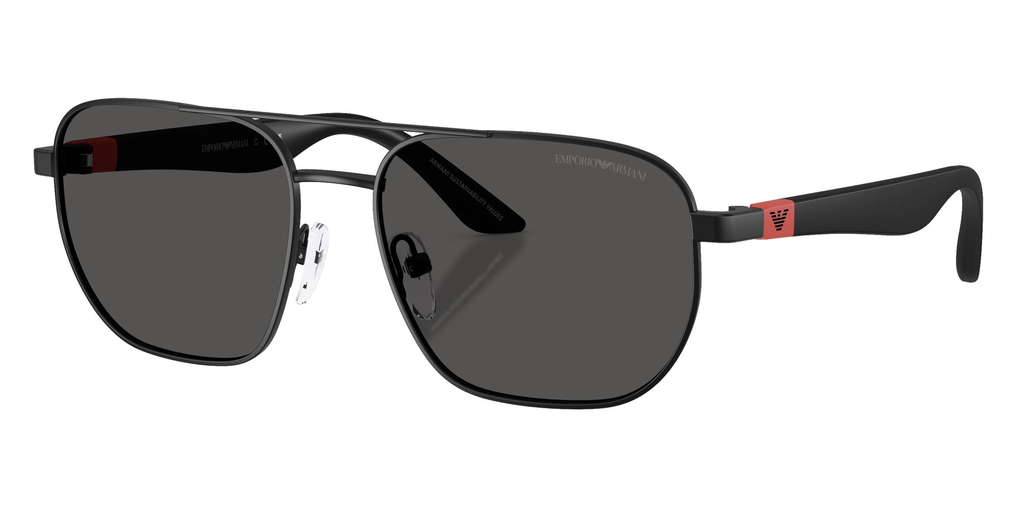 EMPORIO ARMANI EK2003 300187 51 - Matte Black #id:ek2003300187_s:100105
