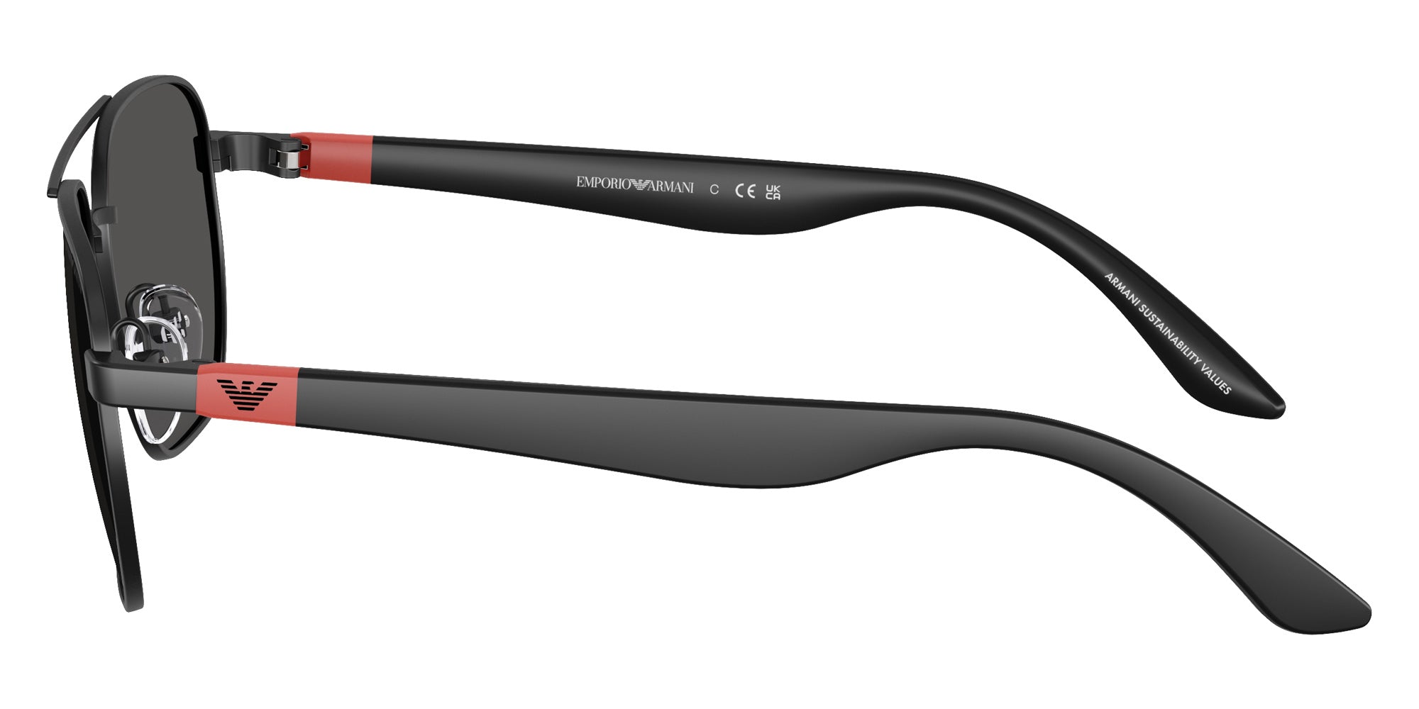 EMPORIO ARMANI EK2003 300187 51 - Matte Black #id:ek2003300187_s:100110