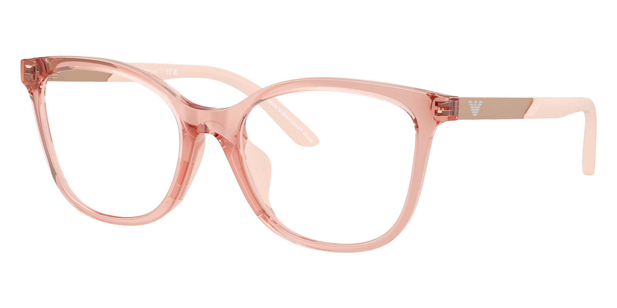 EMPORIO ARMANI EK3011U 6346 46 - Shiny Transparent Pink #id:ek3011u6346_s:102105