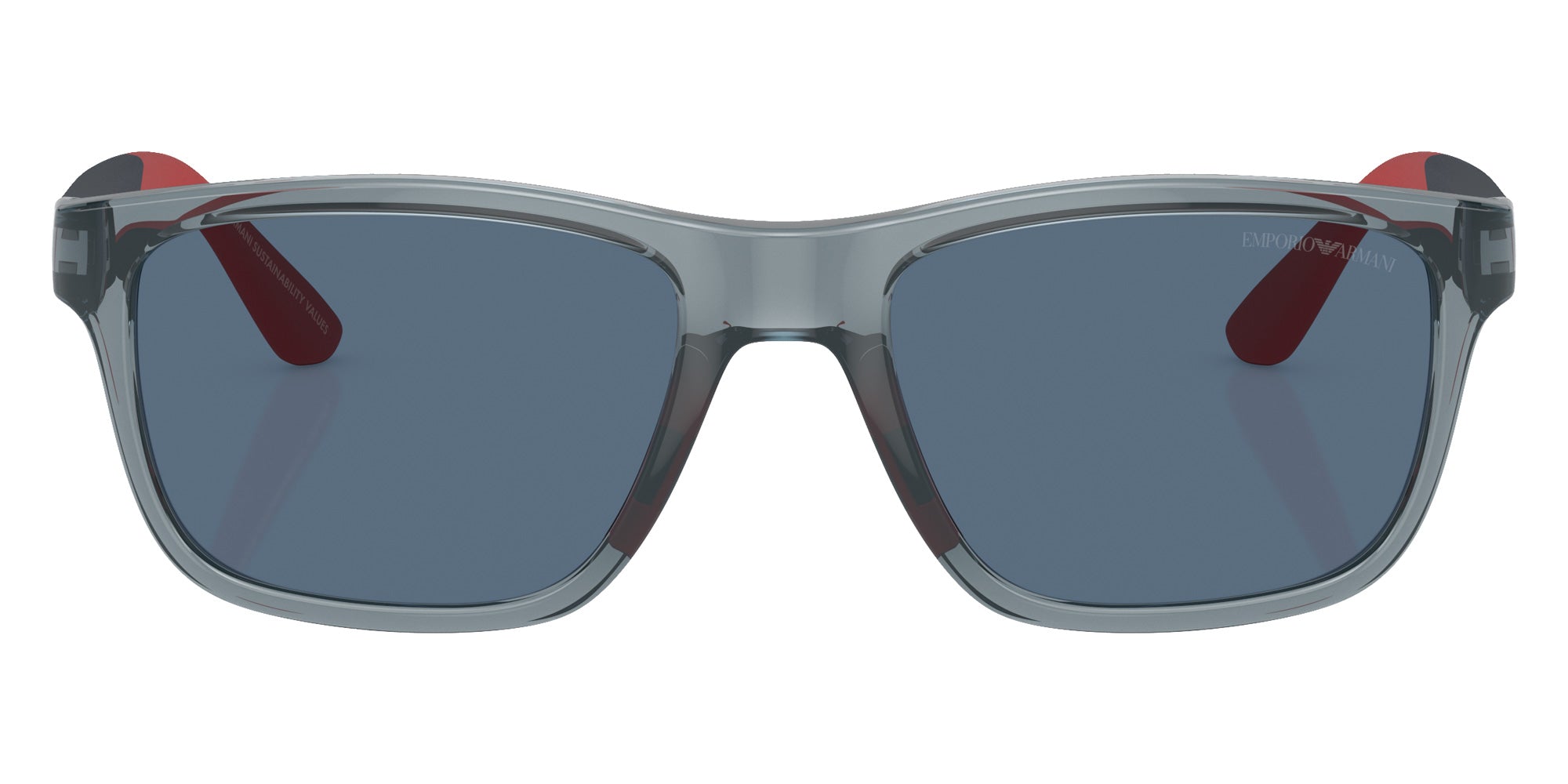 EMPORIO ARMANI EK4002F 507280 48 - Shiny Transparent Blue / Dark Blue #id:ek4002f507280_s:100100
