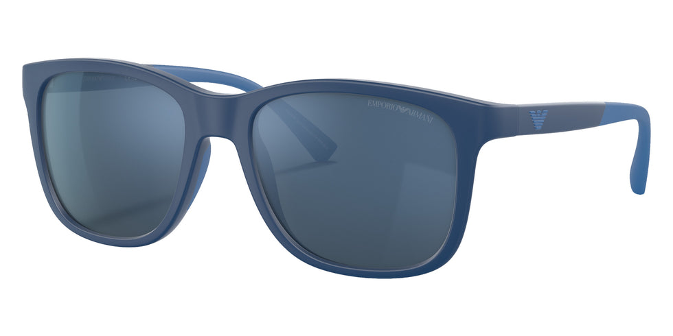 EMPORIO ARMANI EK4184 508855 49 - Matte Blue / Dark Blue Mirrored Blue #id:ek4184508855_s:100105