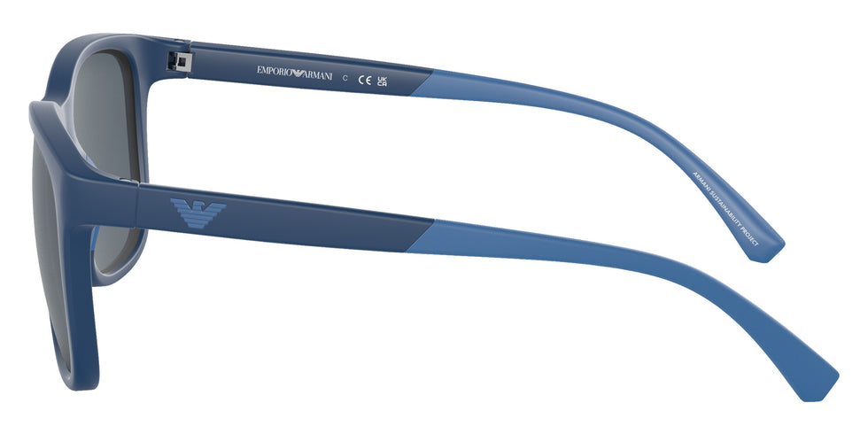 EMPORIO ARMANI EK4184 508855 49 - Matte Blue / Dark Blue Mirrored Blue #id:ek4184508855_s:100110