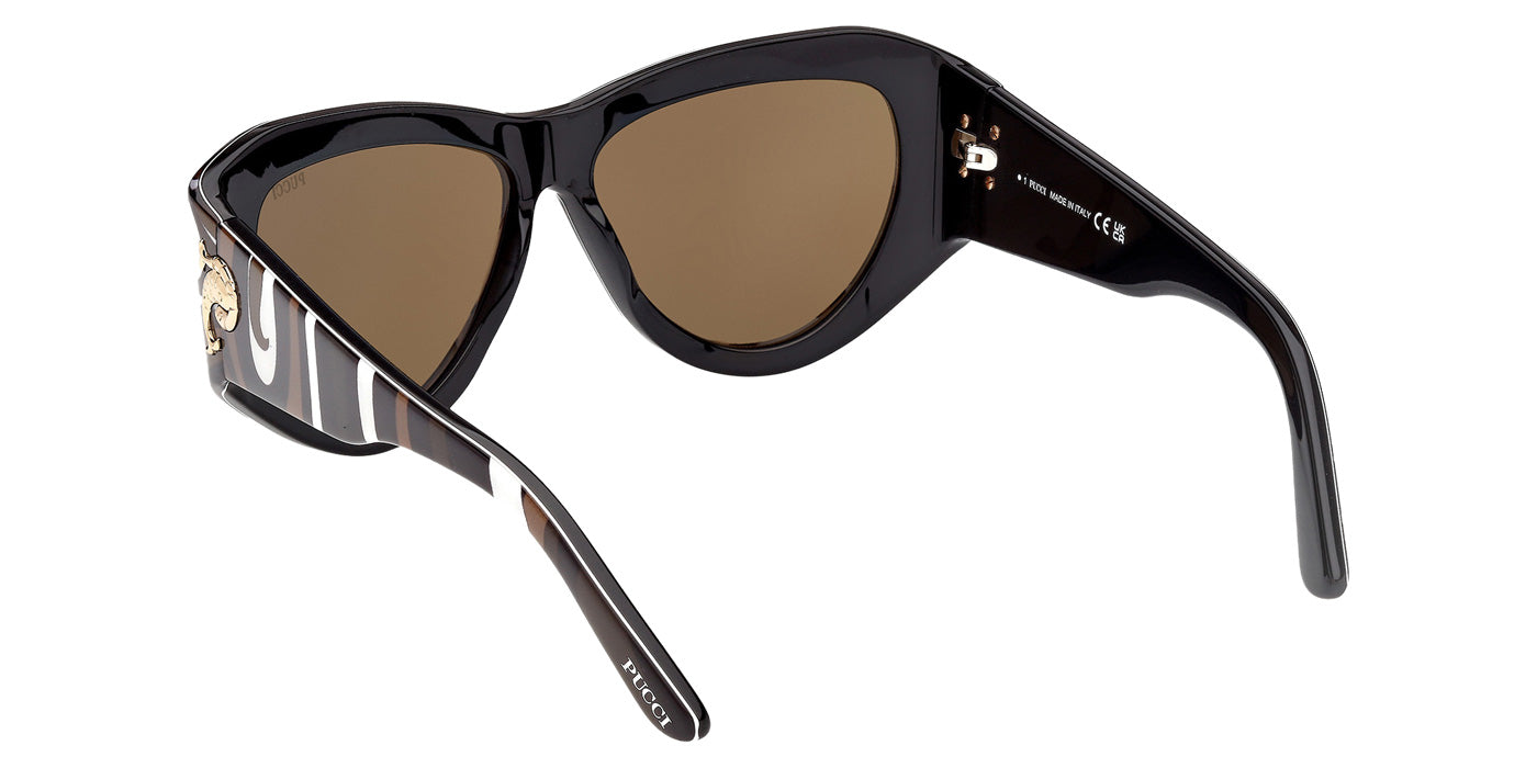 Emilio Pucci EP0241 99E 58 - Animal/Texture / Brown #id:ep024199e_s:106115