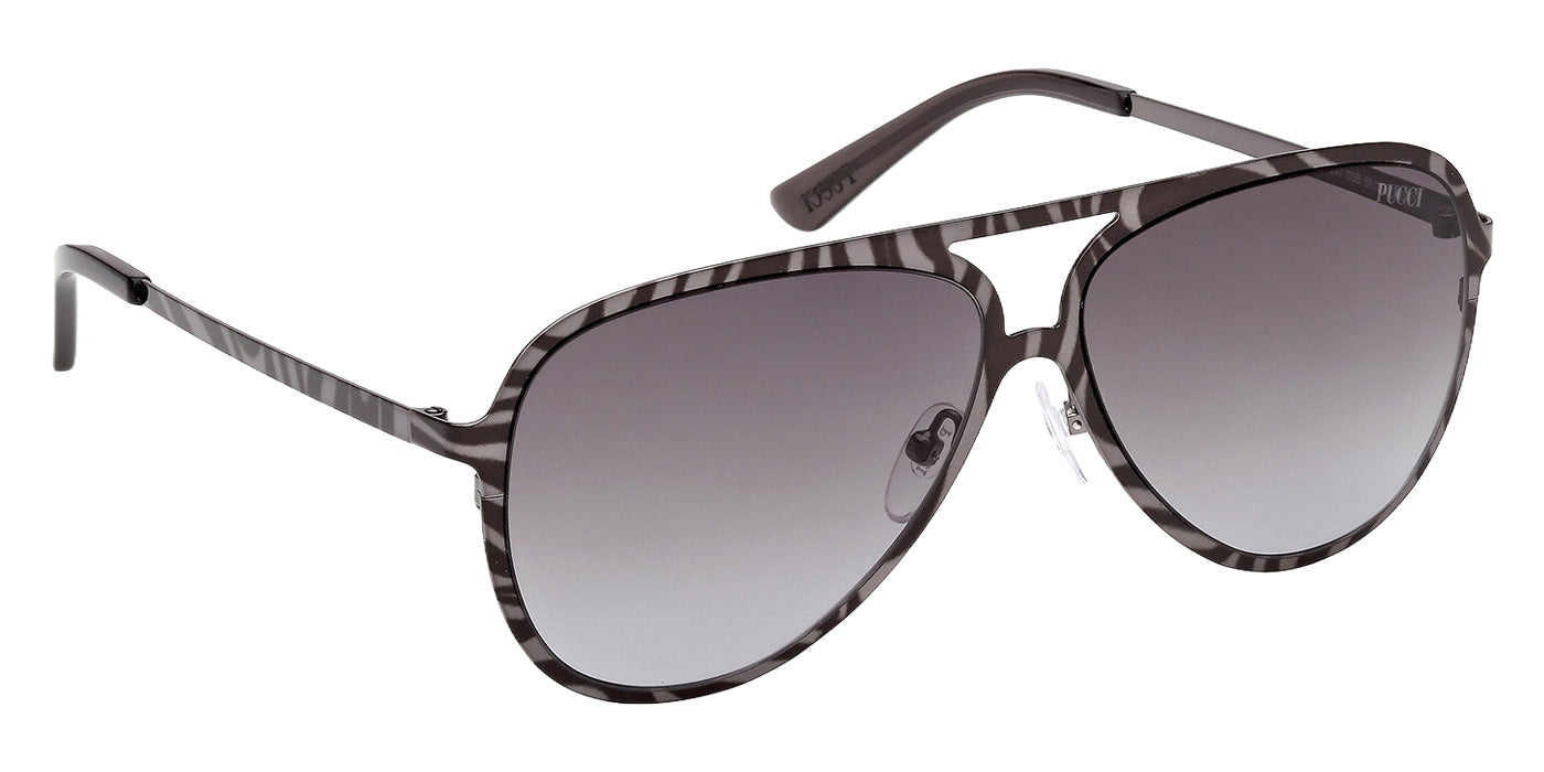 Emilio Pucci EP0247 05B 58 - Black/Texture / Gradient Smoke #id:ep024705b_s:100135