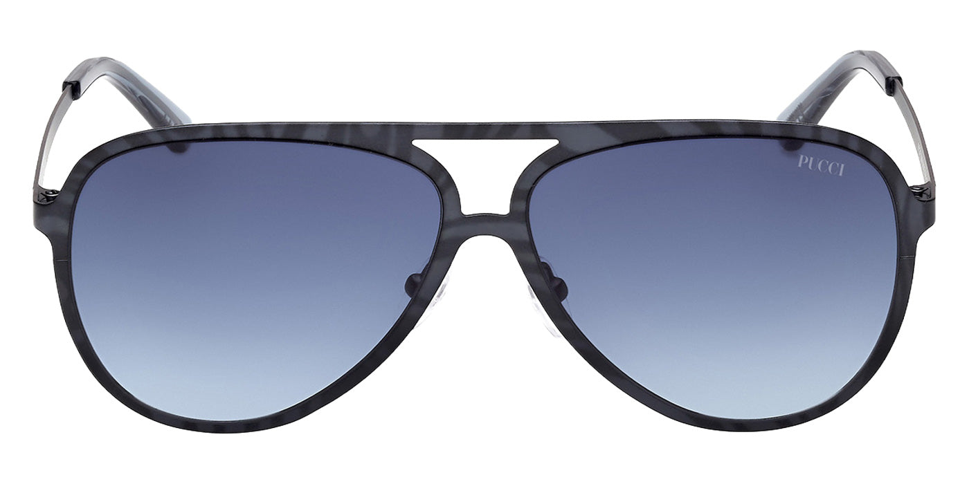Emilio Pucci EP0247 92W 58 - Light Blue/Texture / Gradient Blue #id:ep024792w_s:104100