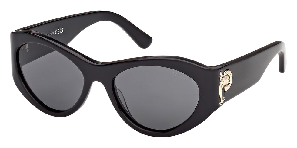Emilio Pucci EP0249 01A 54 - Shiny Black / Smoke 01A #id:ep024901a_s:100105
