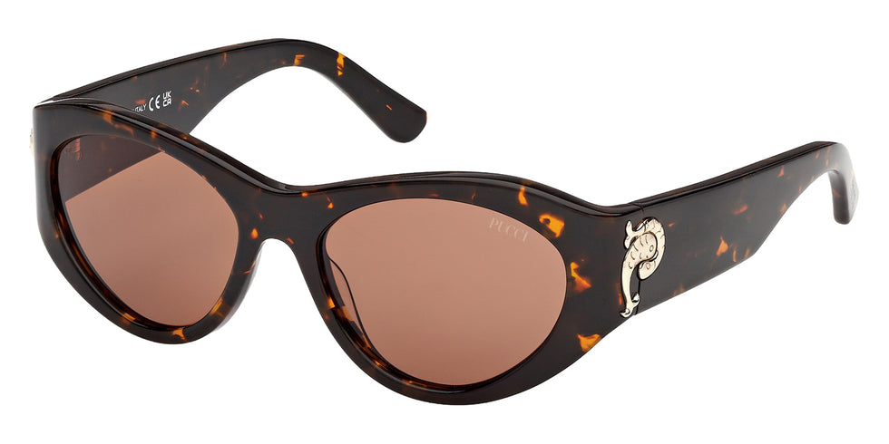Emilio Pucci EP0249 52E 54 - Dark Havana / Brown 52E #id:ep024952e_s:106105