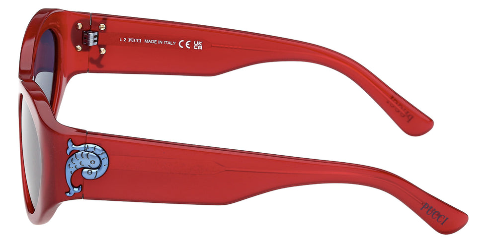 Emilio Pucci EP0249 66V 54 - Red/Monocolor / Blue 66V #id:ep024966v_s:108110