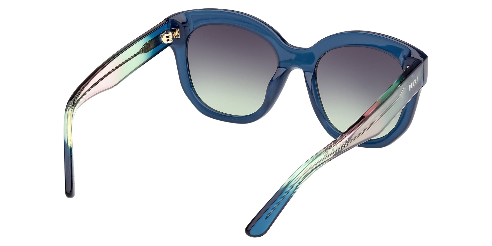 Emilio Pucci EP0254 90B 53 - Shiny Light Blue / Gradient Smoke 90B #id:ep025490b_s:104125