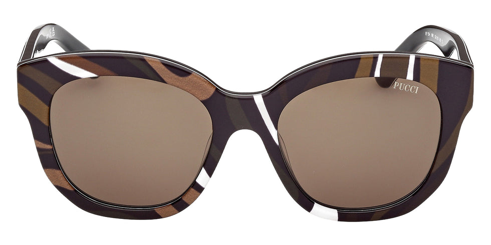 Emilio Pucci EP0254 99E 53 - Animal/Texture / Brown 99E #id:ep025499e_s:106100