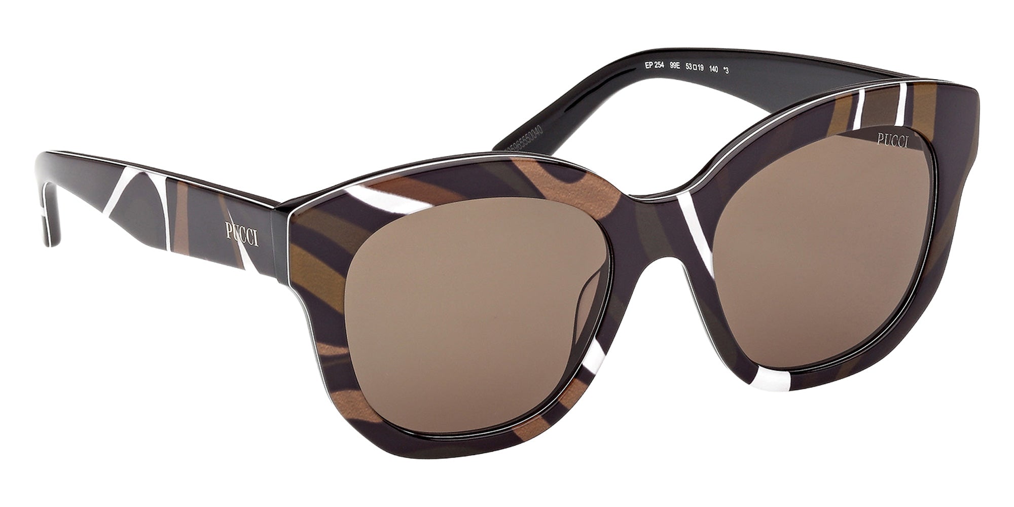 Emilio Pucci EP0254 99E 53 - Animal/Texture / Brown 99E #id:ep025499e_s:106135