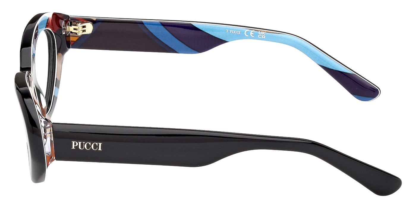 Emilio Pucci EP5271 005 52 - Black/Texture #id:ep5271005_s:100110