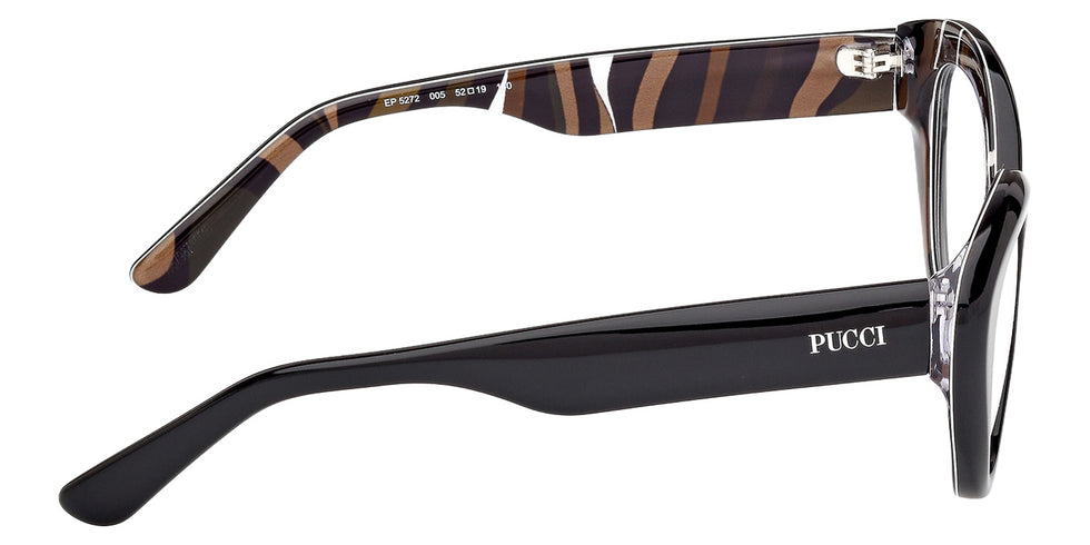 Emilio Pucci EP5272 005 52 - Black/Texture #id:ep5272005_s:100130