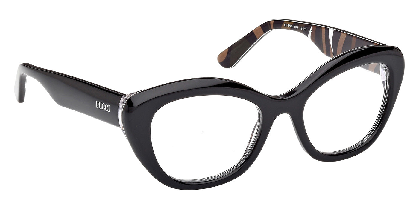 Emilio Pucci EP5272 005 52 - Black/Texture #id:ep5272005_s:100135