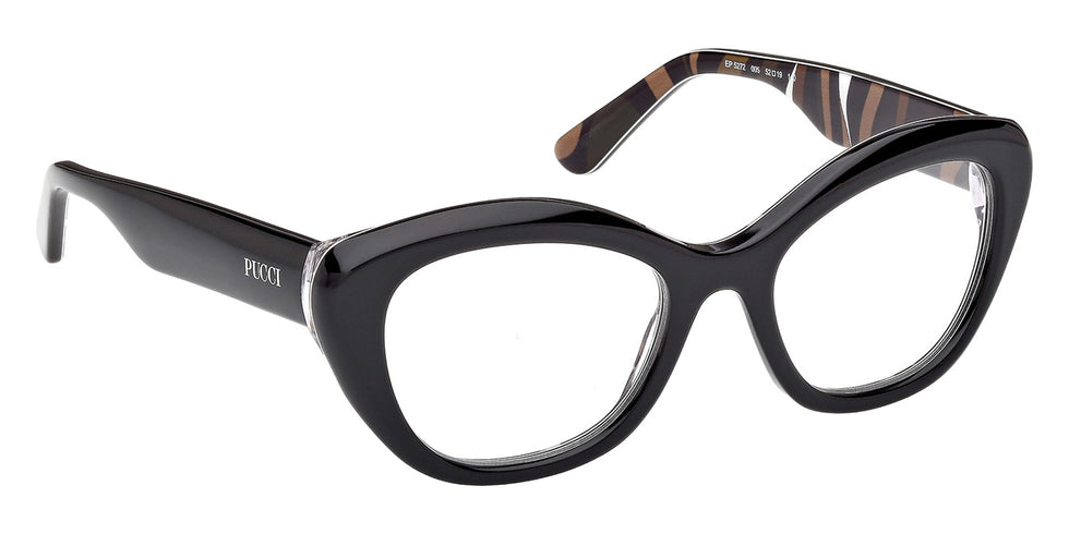 Emilio Pucci EP5272 005 52 - Black/Texture #id:ep5272005_s:100135