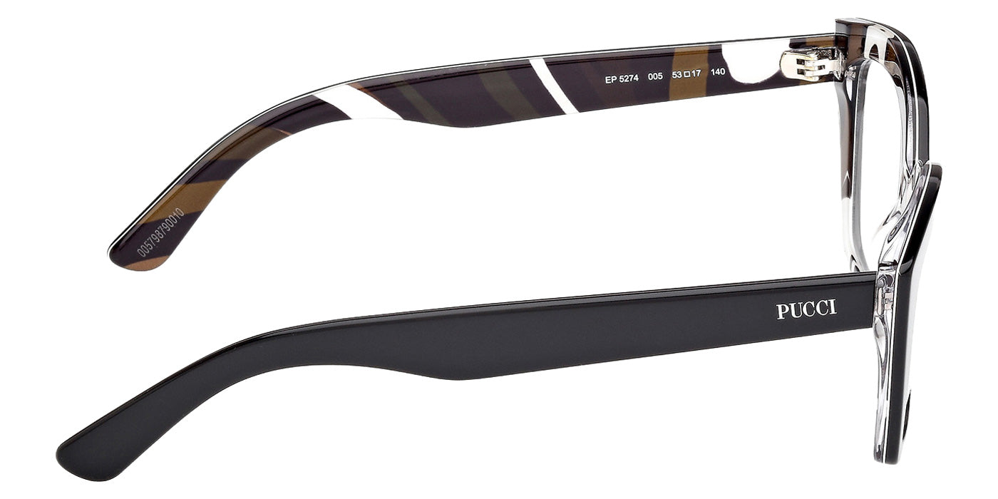 Emilio Pucci EP5274 005 53 - Black/Texture #id:ep5274005_s:100130