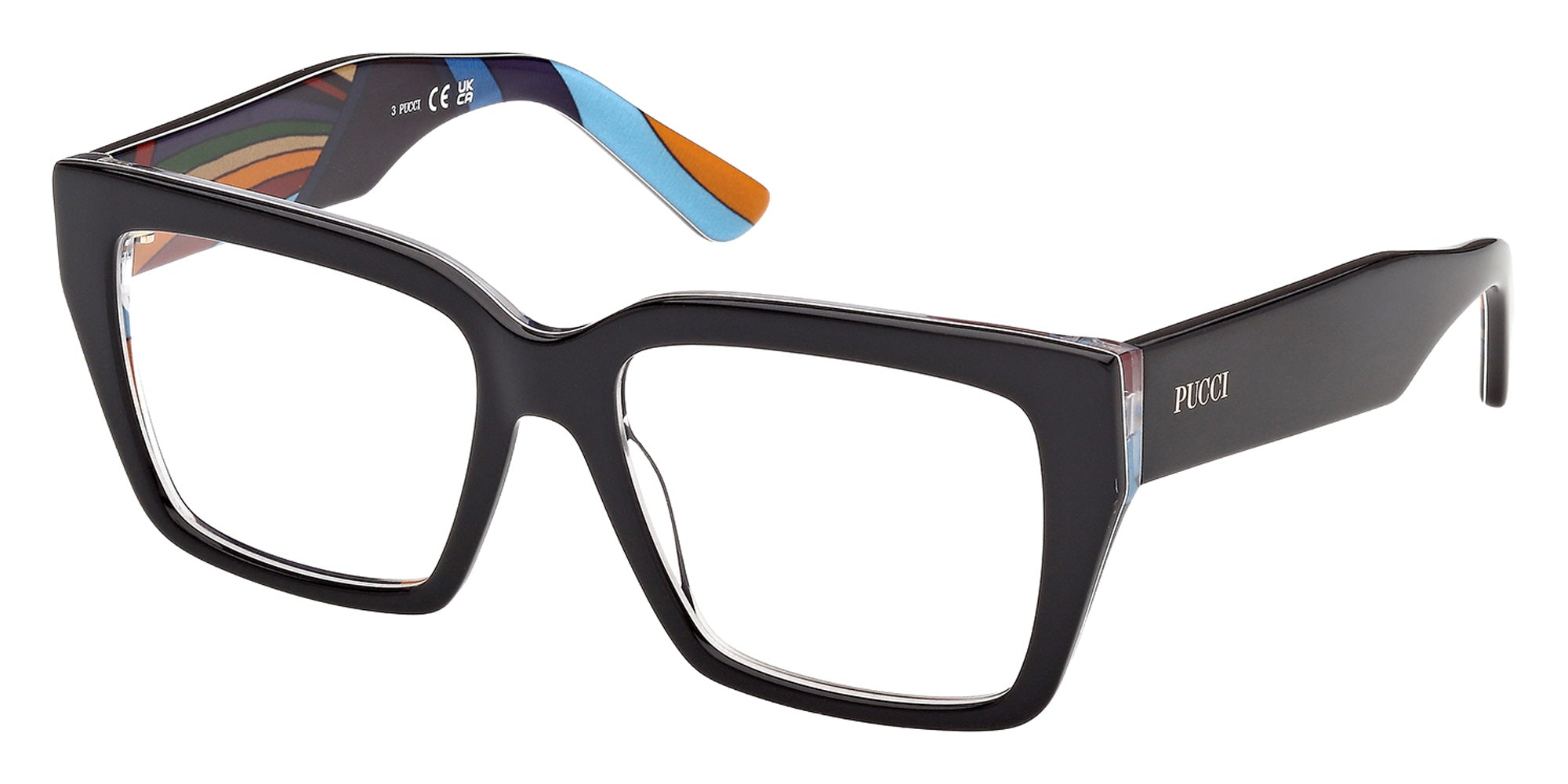 Emilio Pucci EP5284 005 54 - Black/Texture 005 #id:ep5284005_s:100105