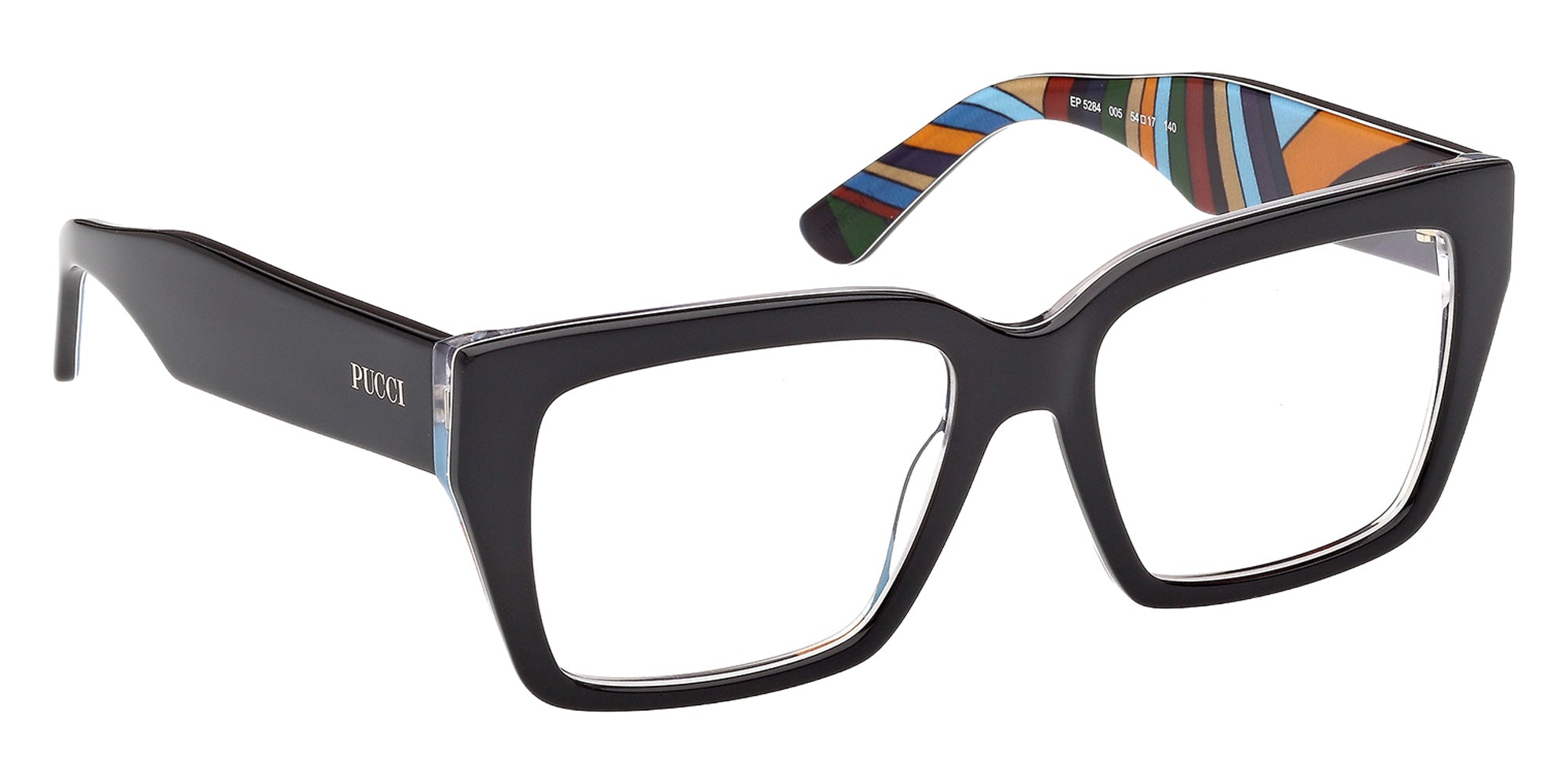 Emilio Pucci EP5284 005 54 - Black/Texture 005 #id:ep5284005_s:100135