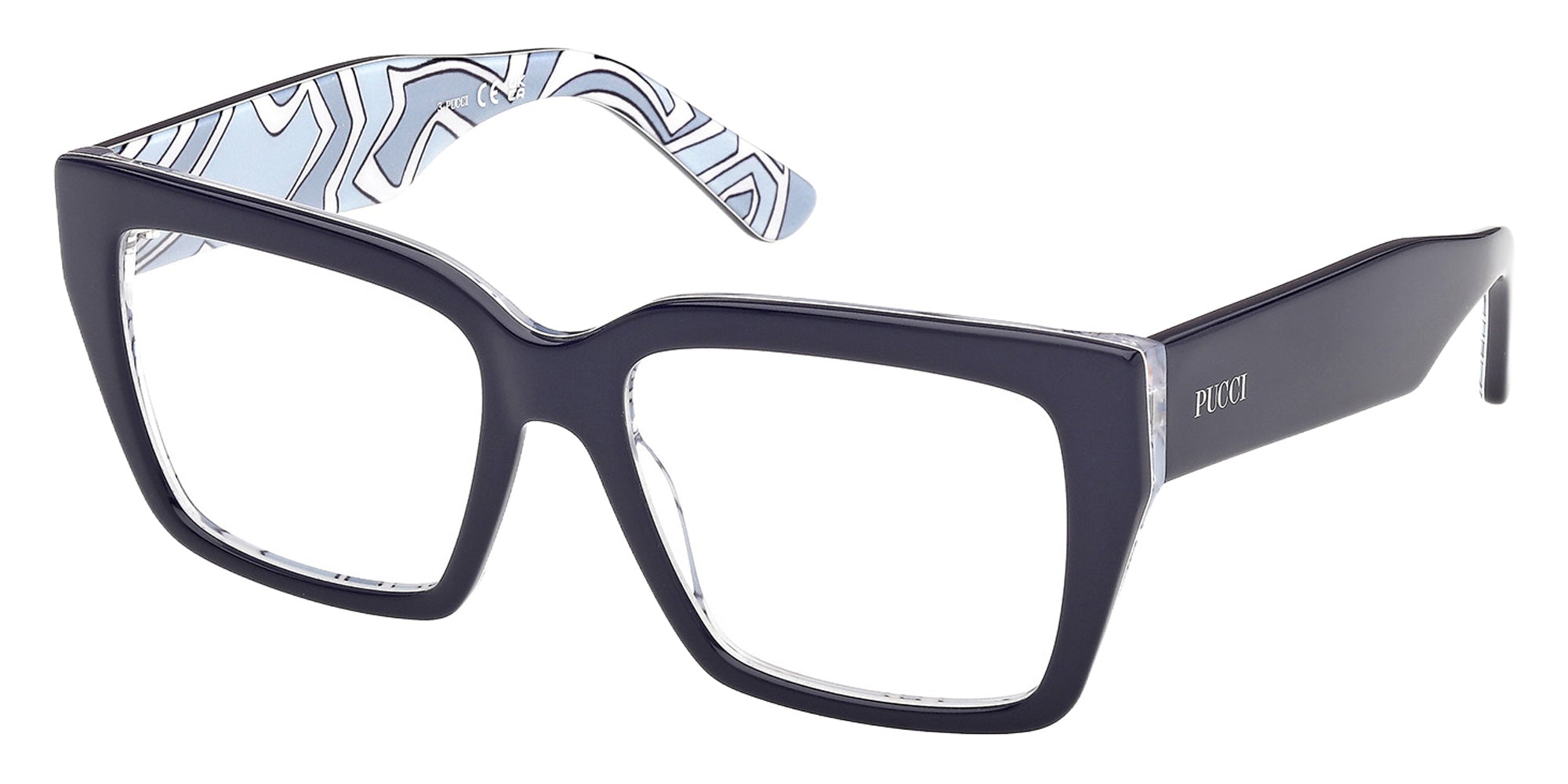 Emilio Pucci EP5284 092 54 - Blue/Texture 092 #id:ep5284092_s:106105