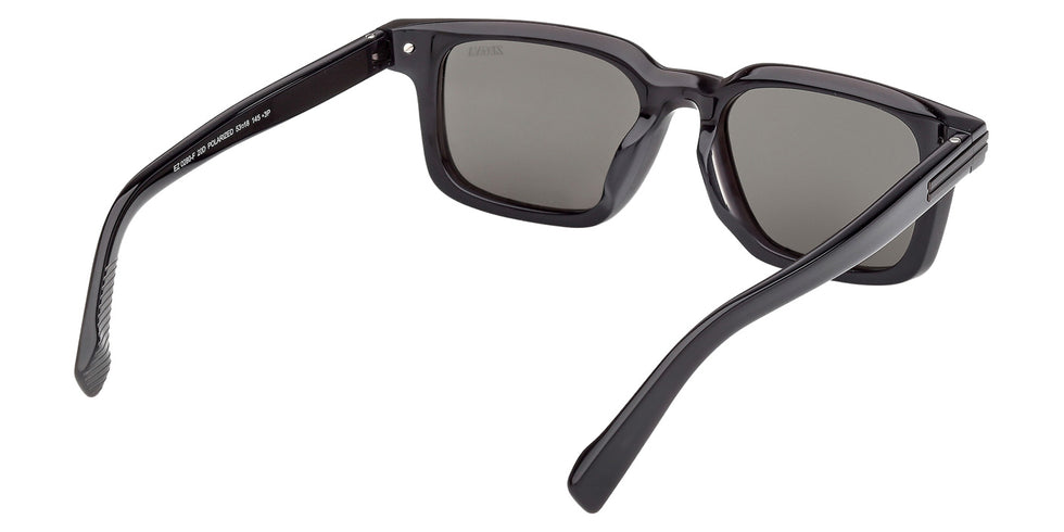 Ermenegildo Zegna EZ0280-F 20D 53 - Shiny Gray / Smoke Polarized #id:ez0280f20d_s:100125