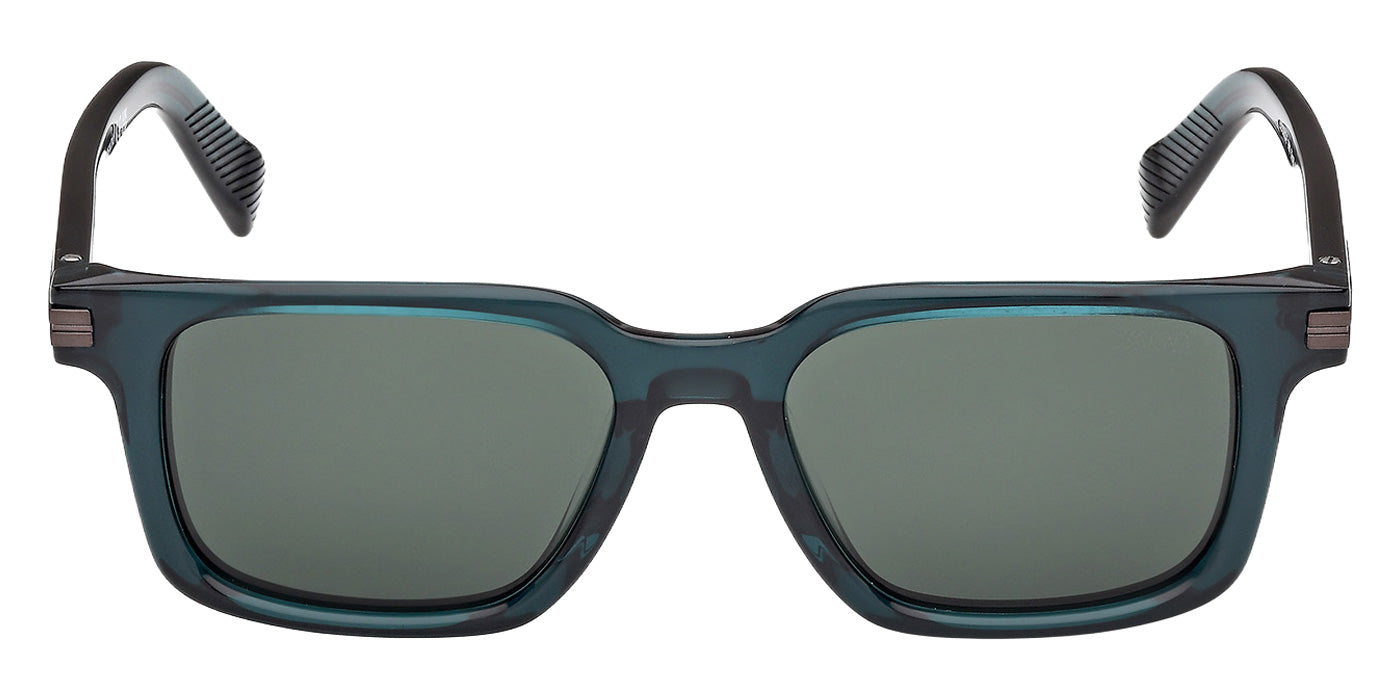 Ermenegildo Zegna EZ0280-F 96N 53 - Shiny Dark Green / Green #id:ez0280f96n_s:104100